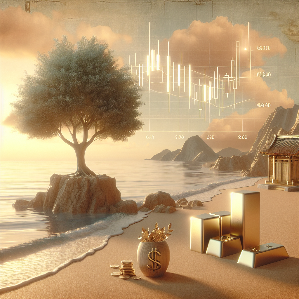 A tranquil scene depicting various capital preservation strategies in forex trading, featuring soft color palettes and calming visuals.